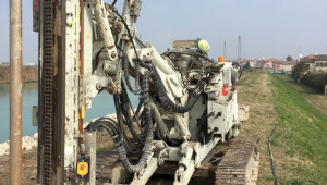 Landslide and mudslide recovery on the Livenza River
