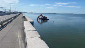 Recalibration of the seabed beneath the Ponte della Libertà