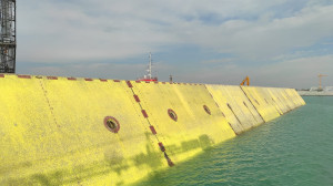 Interventions aux embouchures de la lagune - Système Mose
