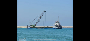 Dragage pour la restauration des fonds marins du port de Livourne