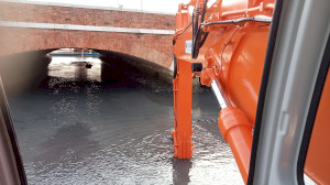Réajustement du fond sous-jacent du Pont de la Liberté