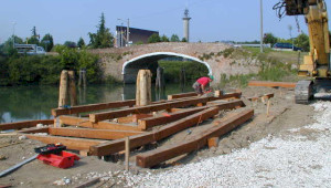 Costruzione nuovo approdo in canale Piovego