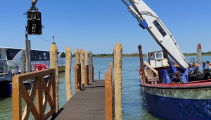 Ripristino strutture stazioni taxi acquei Venezia
